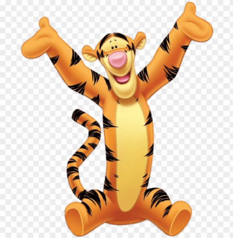 at the movies - winnie the pooh tigger HighQuality PNG Isolated on Transparent Background