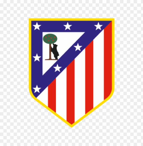 athletic club madrid vector logo PNG with clear transparency