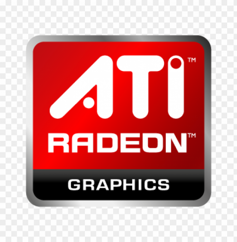 ati radeon vector logo PNG Image with Isolated Artwork