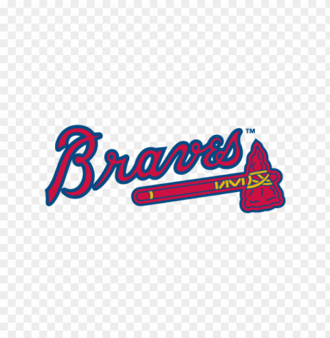 atlanta braves logo vector download Isolated Illustration on Transparent PNG