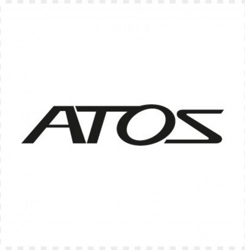 atos logo vector Transparent PNG Graphic with Isolated Object