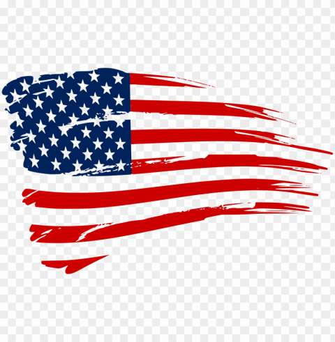 atriotic download image - american flag logo Transparent PNG Isolated Element with Clarity