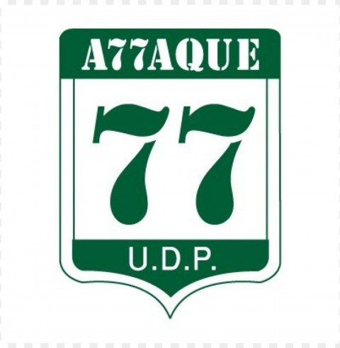 attaque 77 logo vector PNG transparent design