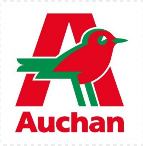 auchan logo vector Isolated Character in Transparent PNG Format