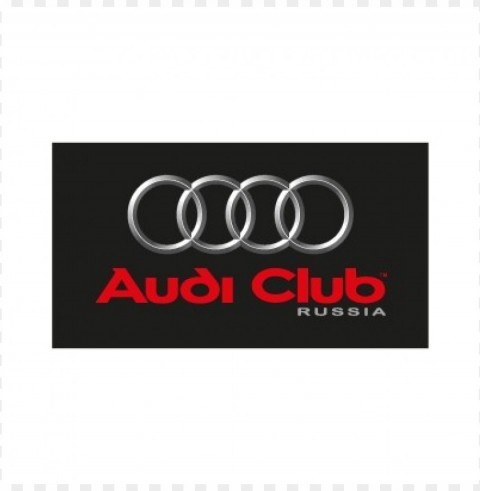 audi club logo vector PNG with Clear Isolation on Transparent Background