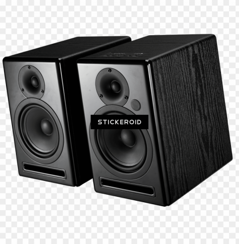 audio background speaker - studio monitor Isolated Illustration in HighQuality Transparent PNG