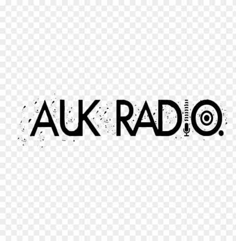 auk radio - calligraphy Transparent PNG Artwork with Isolated Subject