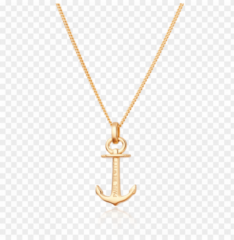 aul hewitt necklace anchor spirit 18k plated gold - happiness necklace Transparent PNG images with high resolution