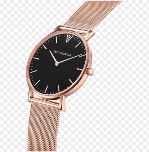 aul valentine watch rose gold HighQuality Transparent PNG Isolated Element Detail PNG transparent with Clear Background ID 84b09bd5