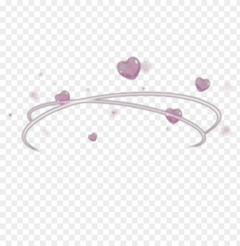 aureola sticker - crown heart Clean Background Isolated PNG Object PNG transparent with Clear Background ID 7f3c7ef3