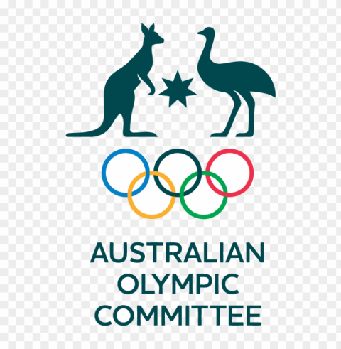 australian olympic committee vector logo PNG for mobile apps