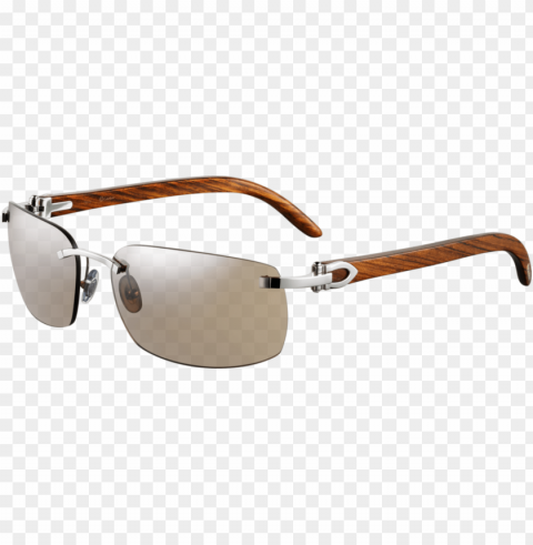 authentic cartier sunglasses Transparent PNG Isolated Graphic Design