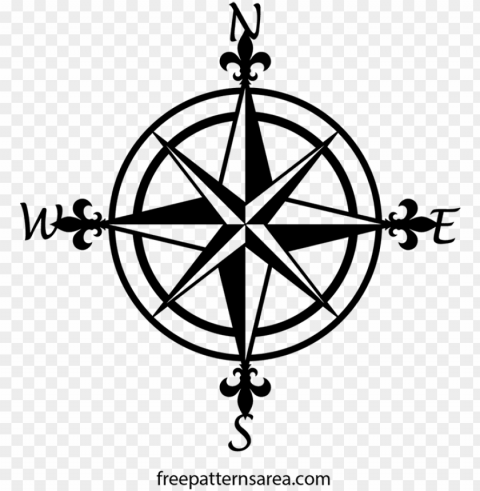 autical compass rose - large compass rose PNG with transparent bg