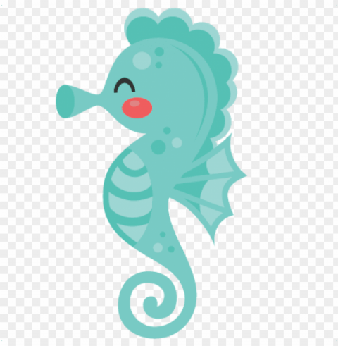 Autical Watercolor Clipart - Seahorse Clipart High-quality Transparent PNG Images