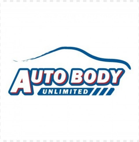 auto body unlimited logo vector PNG Image with Transparent Isolation