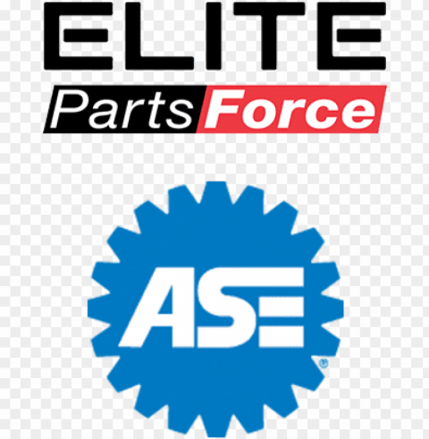 auto plus elite parts force and ase logo - ase certified Isolated Subject with Clear PNG Background