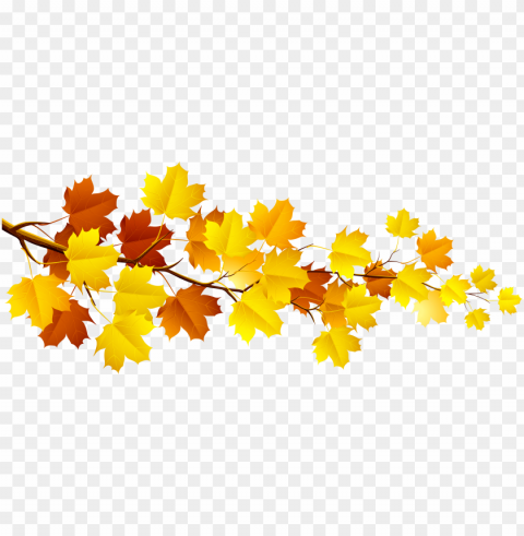 autumn leaves clipart PNG images with alpha background