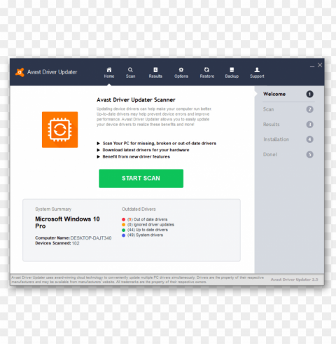 avast driver updater key - avast driver updater activation key Transparent PNG Object with Isolation