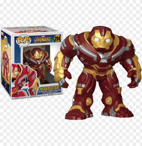 avengers infinity war hulkbuster 6-inch pop vinyl figure - hulkbuster funko pop infinity war Isolated Graphic with Transparent Background PNG