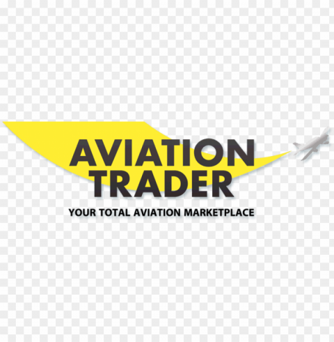 aviation trader logo Isolated Artwork in Transparent PNG