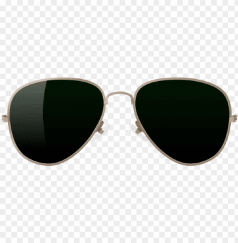 aviator sunglasses PNG clipart with transparency
