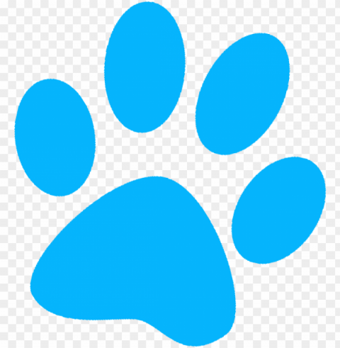 aw clipart blue dog - blue dog paw Isolated PNG Image with Transparent Background