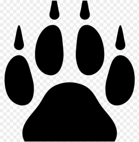 aw clipart wolf - wolf paw print sv PNG for digital design PNG transparent with Clear Background ID 32c13803