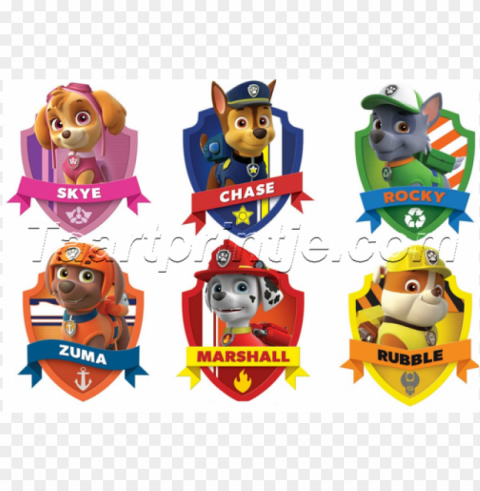 aw patrol badges - paw patrol with names Free PNG images with alpha transparency comprehensive compilation