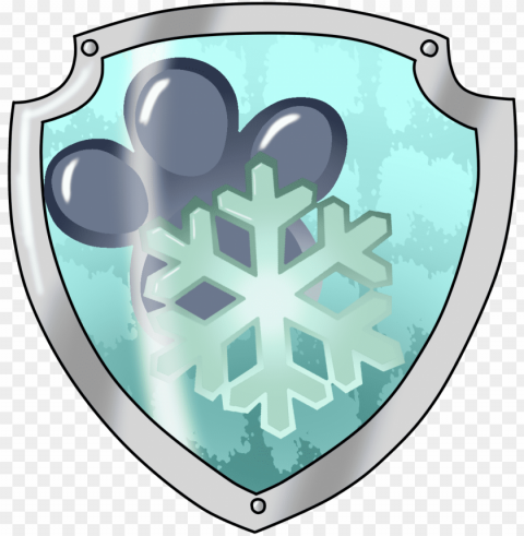 Aw Patrol Shield - Paw Patrol Mission Paw Logo Transparent PNG Isolated Object With Detail