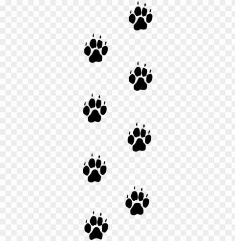 aw print trail - wolf paw prints PNG images free