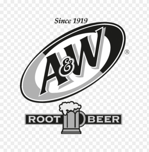 a&w root beer logo vector HighQuality Transparent PNG Isolated Element Detail