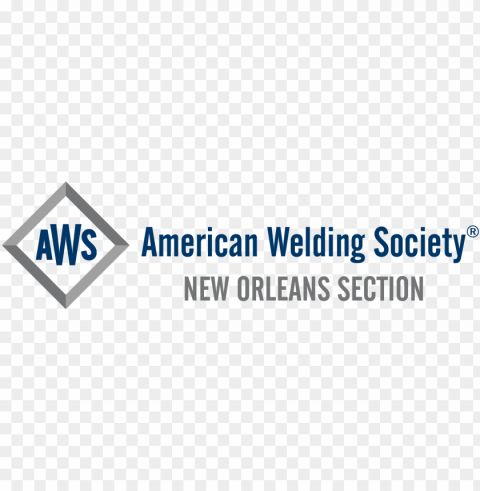 aws logo for new orleans - american welding society PNG transparent graphic