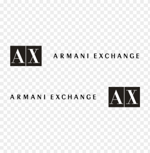 ax armani exchange vector logo PNG transparent icons for web design