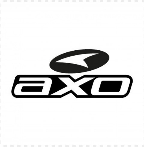 axo logo vector PNG Graphic Isolated on Clear Backdrop