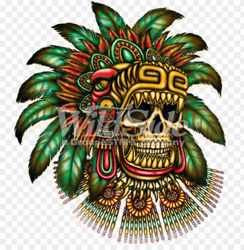 aztec skull warrior - aztec skull PNG file without watermark