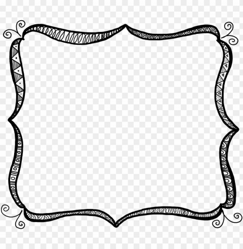 b e ef free frames and borders com page frames fancy - doodle frame clipart PNG with alpha channel
