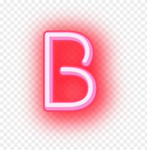 b letters neon glowing words ela grammer cool grammer - letter b neon PNG without watermark free
