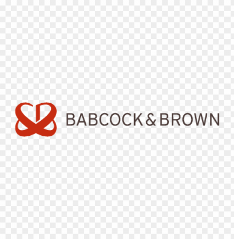 babcock & brown vector logo Isolated Graphic in Transparent PNG Format