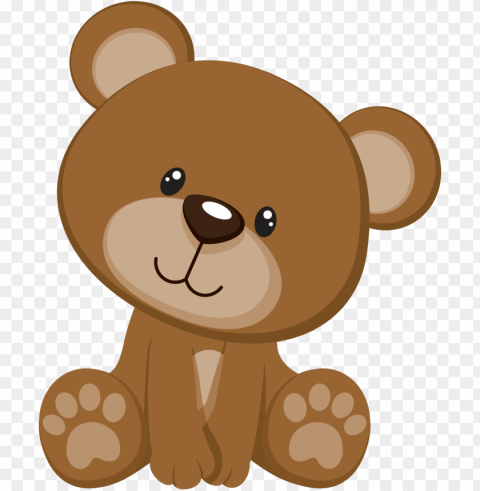 Baby Bear Isolated Object With Transparent Background PNG