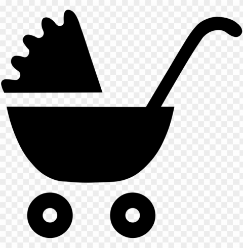 baby carriage comments Isolated Artwork on Clear Transparent PNG