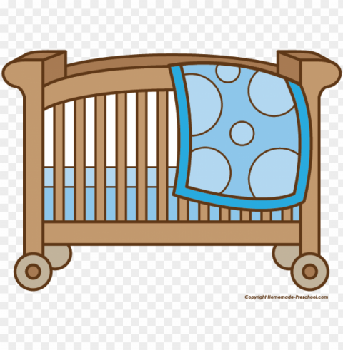 baby crib - crib clipart black and white ClearCut Background Isolated PNG Graphic Element