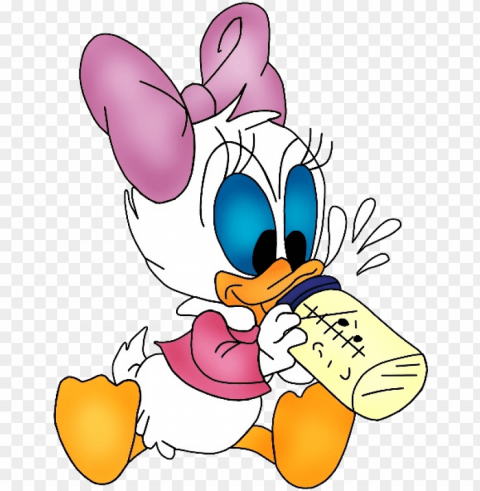 baby daisy duck disney - daisy duck Isolated Object with Transparency in PNG