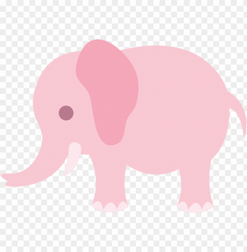 baby elephant vector free download clip art - pink elephant clipart Transparent image