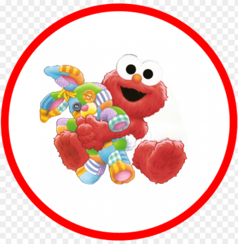 baby elmo come galletas y elmo - sesame street 1st birthday wall decorations 4 first PNG for educational use