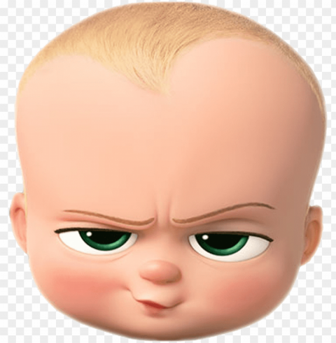 baby face image - boss baby face Isolated Icon with Clear Background PNG PNG transparent with Clear Background ID efd1f822