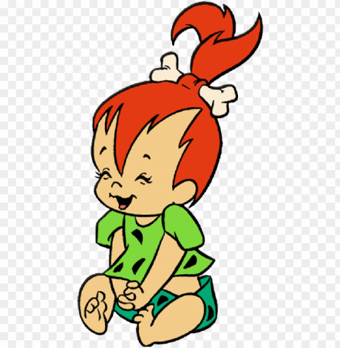 baby flintstones baby cartoon characters baby clip - pebbles flintstone Free PNG download PNG transparent with Clear Background ID 32fb598c