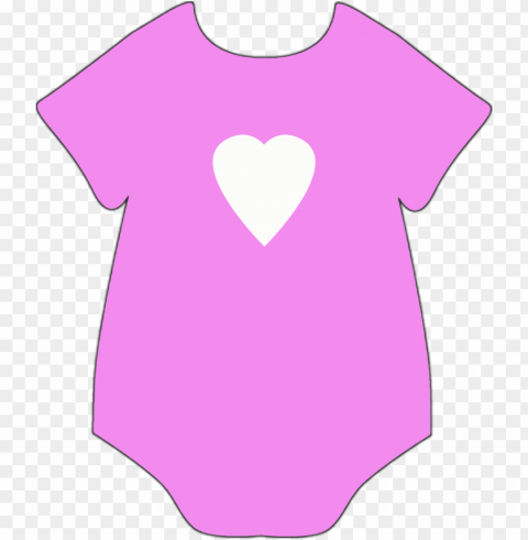 baby girl shower clipart - baby onesie sv HighQuality Transparent PNG Isolated Artwork