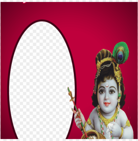 baby krishna frame - hinamatsuri Free transparent background PNG