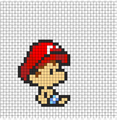 baby mario perler bead pattern - pixel art mario PNG images with alpha transparency diverse set PNG transparent with Clear Background ID 3ac8ddfa