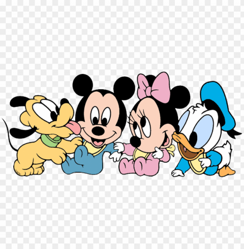 baby mickey mouse and friends - disney baby clipart PNG transparent photos massive collection